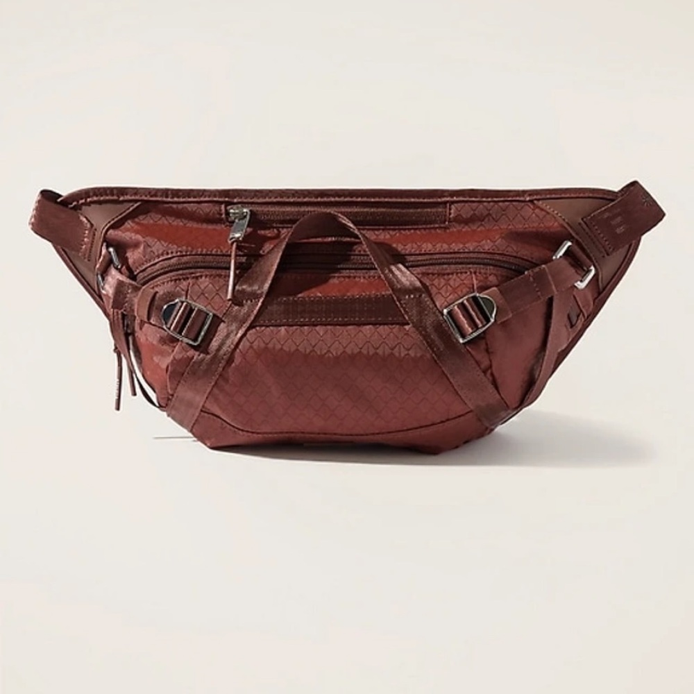 Athleta Burgundy Crossbody Bag